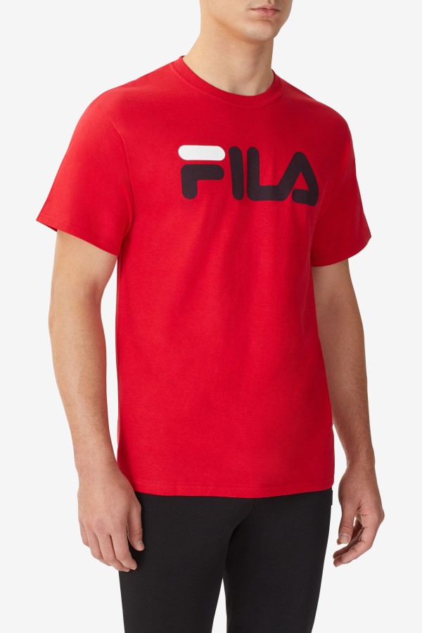 Fila Men\'s Logo Tee Red/Black/White