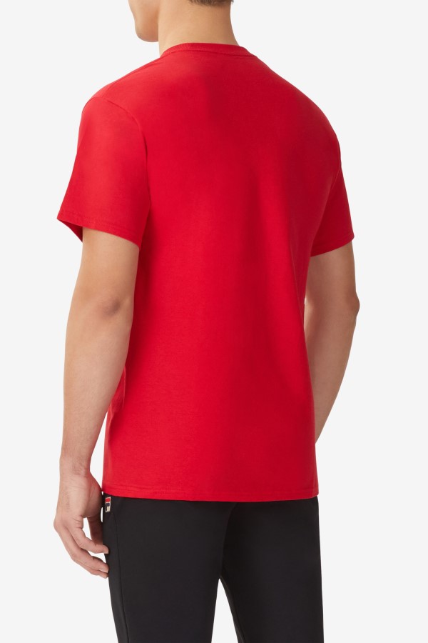 Fila Men\'s Logo Tee Red/Black/White