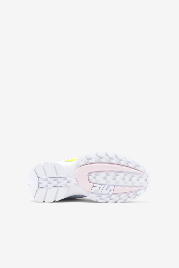 Fila Little Kids\' Disruptor 2 Premium White/Yellow/Blue
