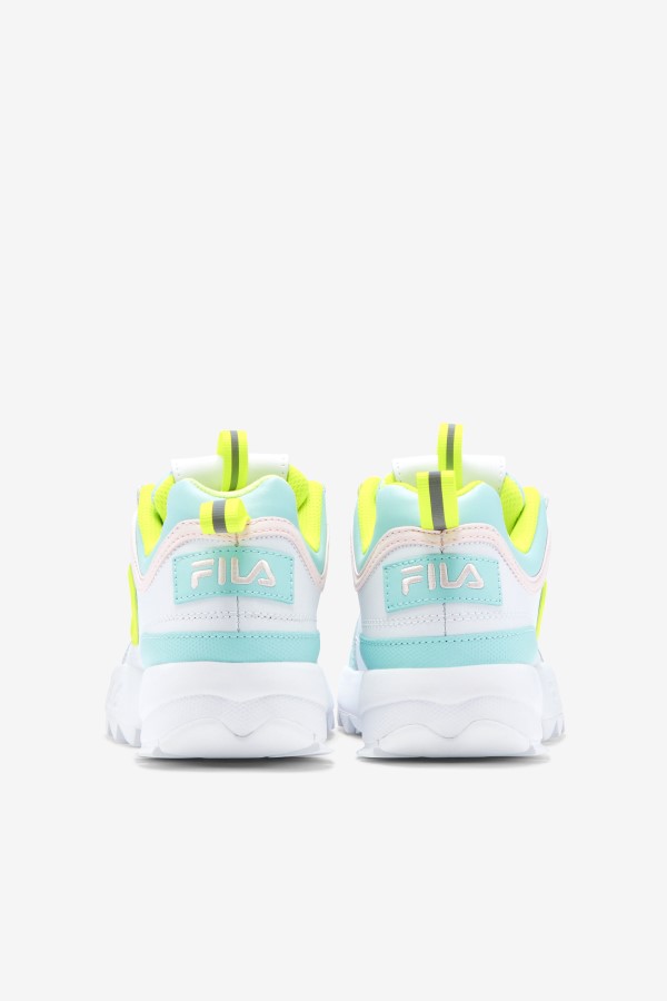 Fila Little Kids\' Disruptor 2 Premium White/Yellow/Blue