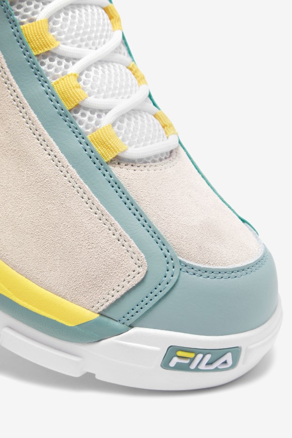 Men\'s Grant Hill 2 White/Egret/Gray Mist Fila Special