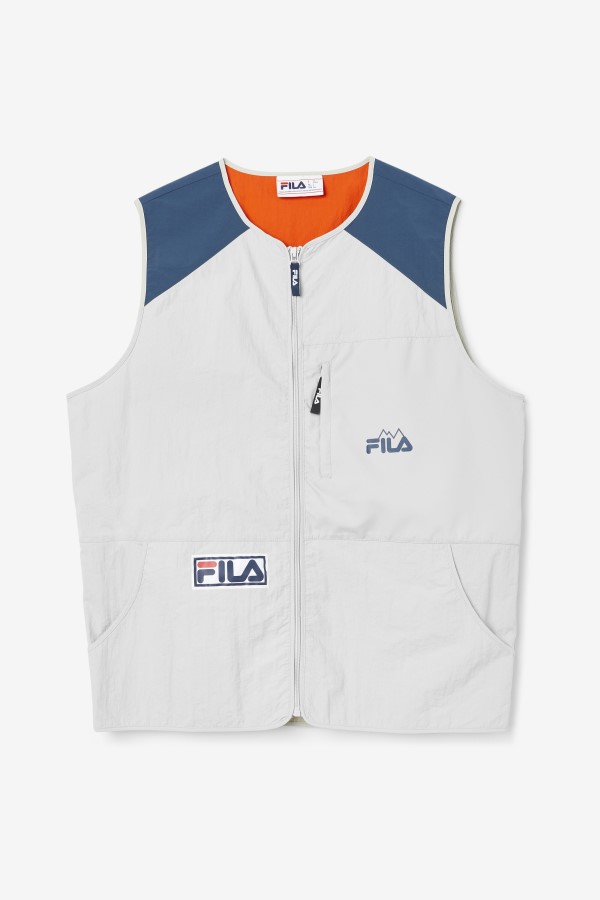 Stone/Navy/Cherry Tomato Fila Hansi Vest