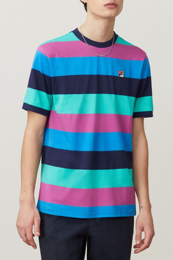 jabez tee Navy/Parasailing/Freesia Fila