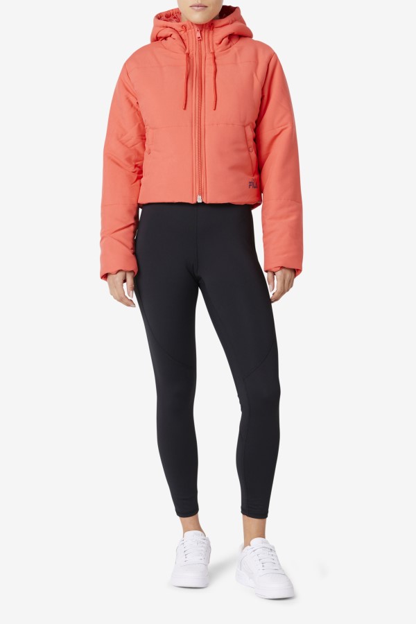 Cayenne/Pickled Beet Fila Eden Puffer Jacket