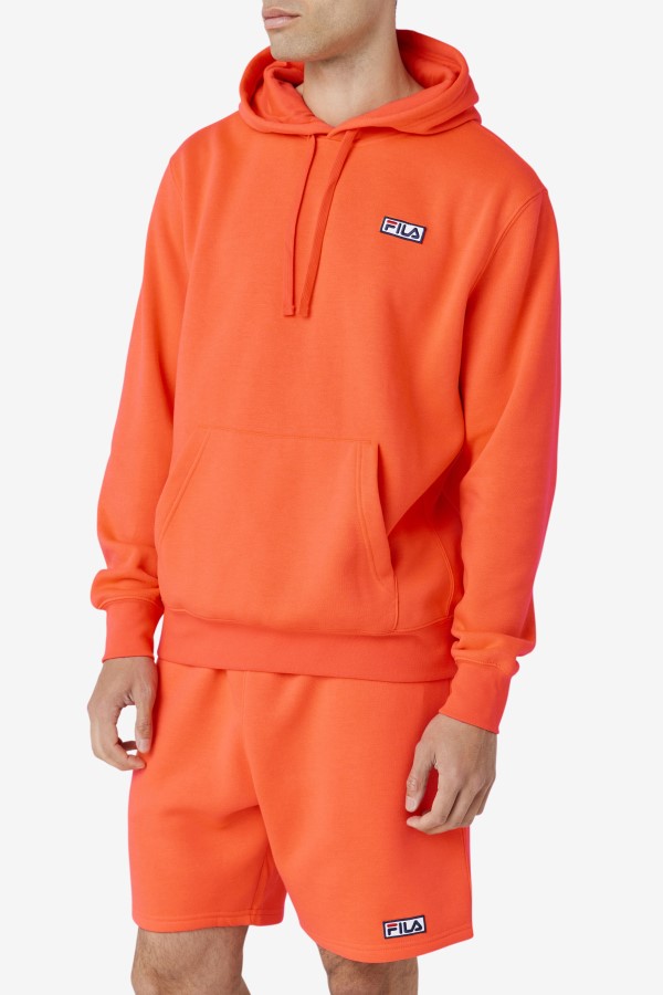 Fiery Coral Fila Algot Hoodie
