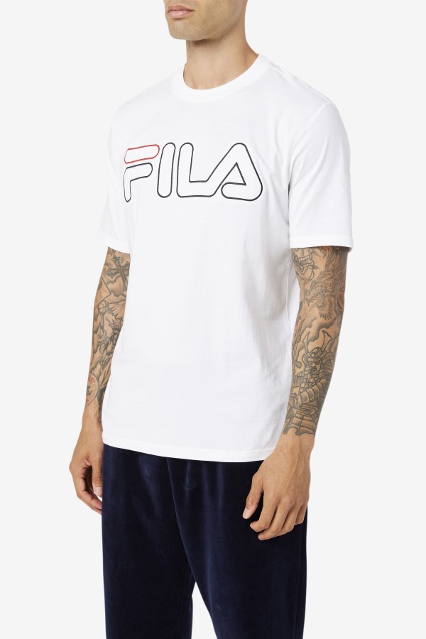 borough tee Fila White/Black/Red