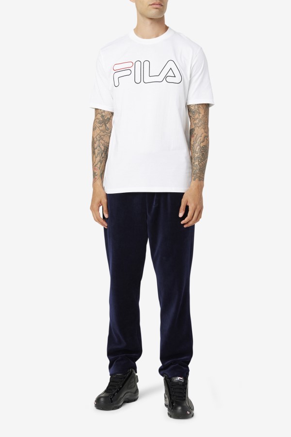 borough tee Fila White/Black/Red