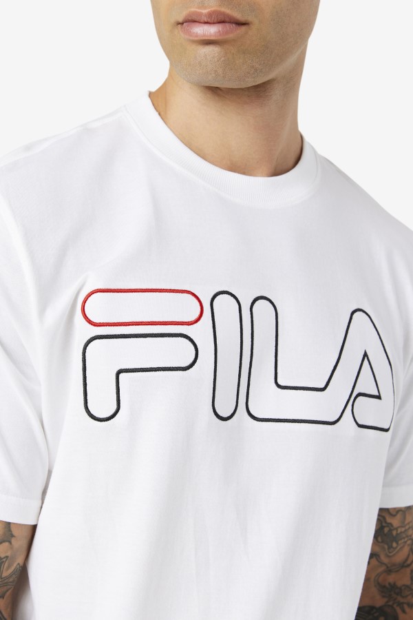 borough tee Fila White/Black/Red