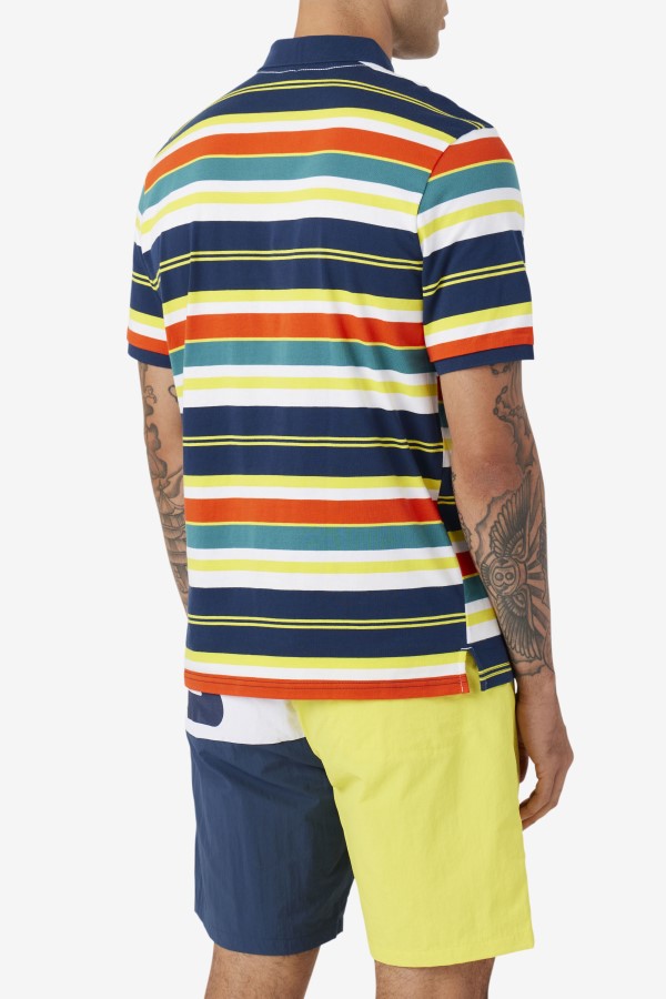 Cherry Tomato/Yellow Fila Fazla Polo