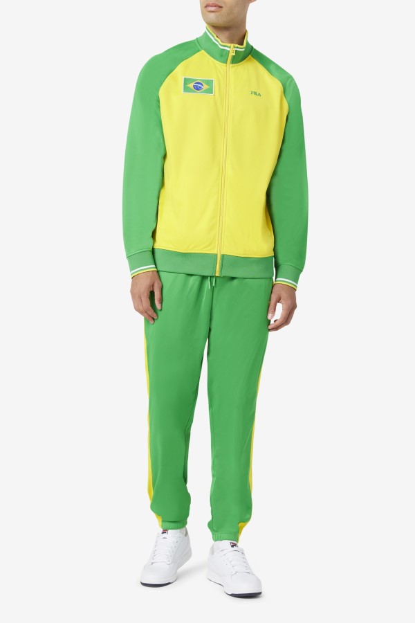 Fila Fern Green/Yellow Brazil Track Pant