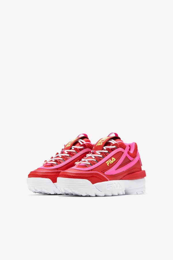 Little Kids\' Disruptor 2 Exp Red/Pink/Yellow Fila