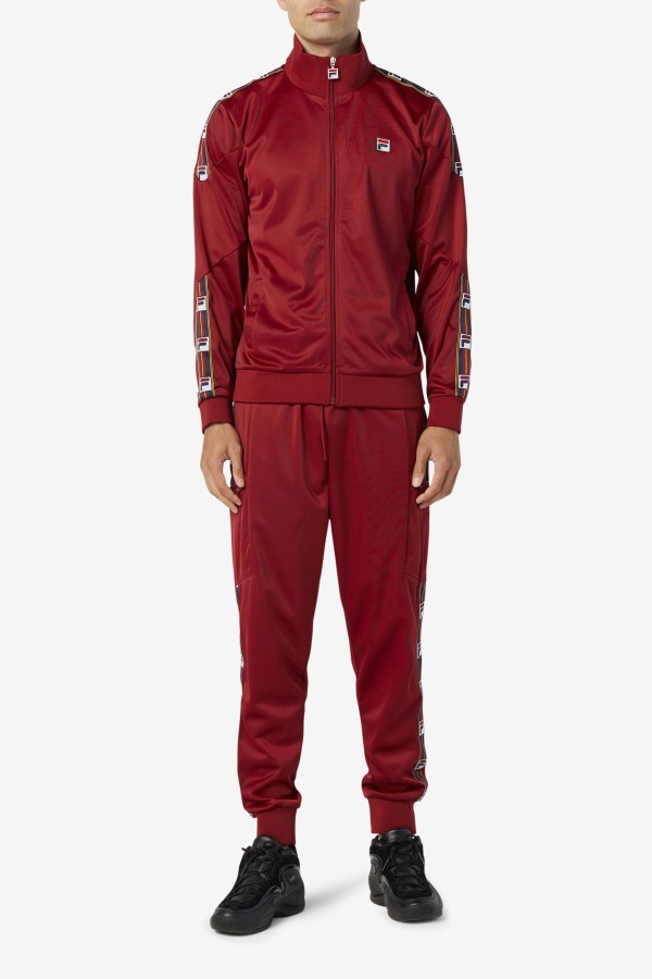 Carson Track Jacket Fila Rhubarb