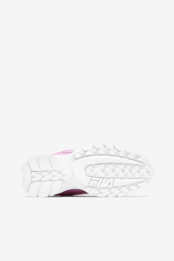 Cotton Candy/White Women\'s Disruptor 2 Premium Iridescent Snake Fila