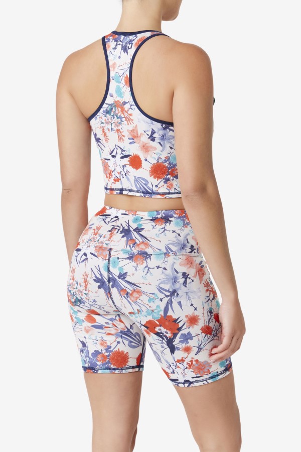 Fila Navy Zuri Reversible Crop Tank