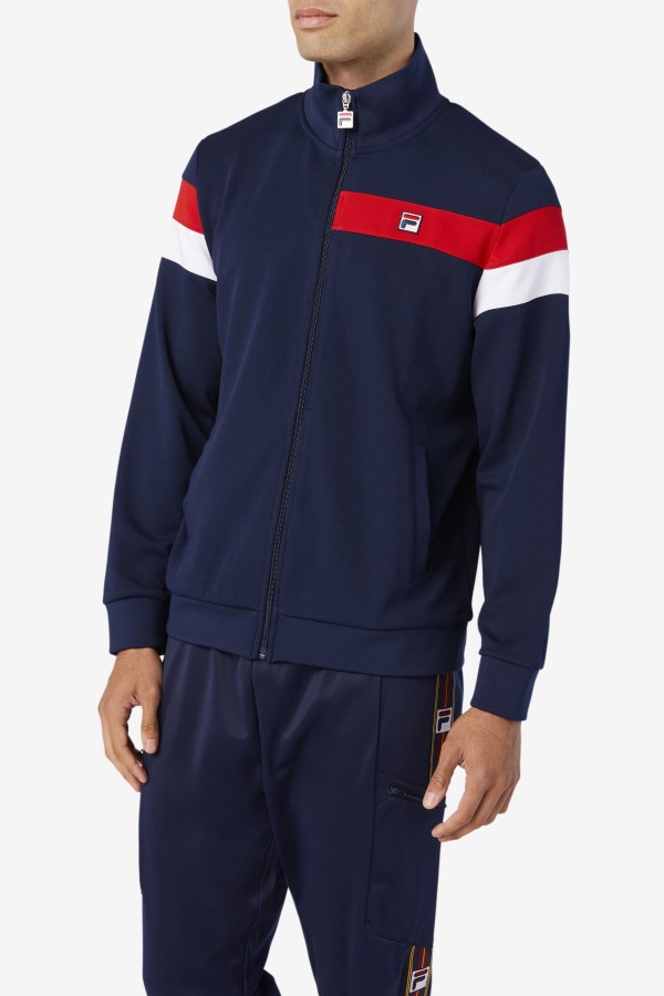 Fila Malcolm Track Jacket Peacoat/Red/White