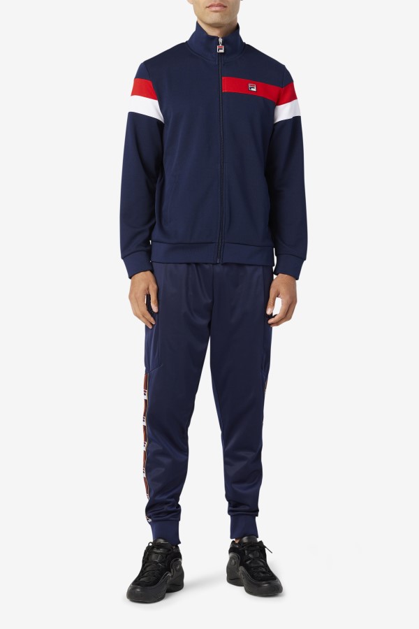 Fila Malcolm Track Jacket Peacoat/Red/White
