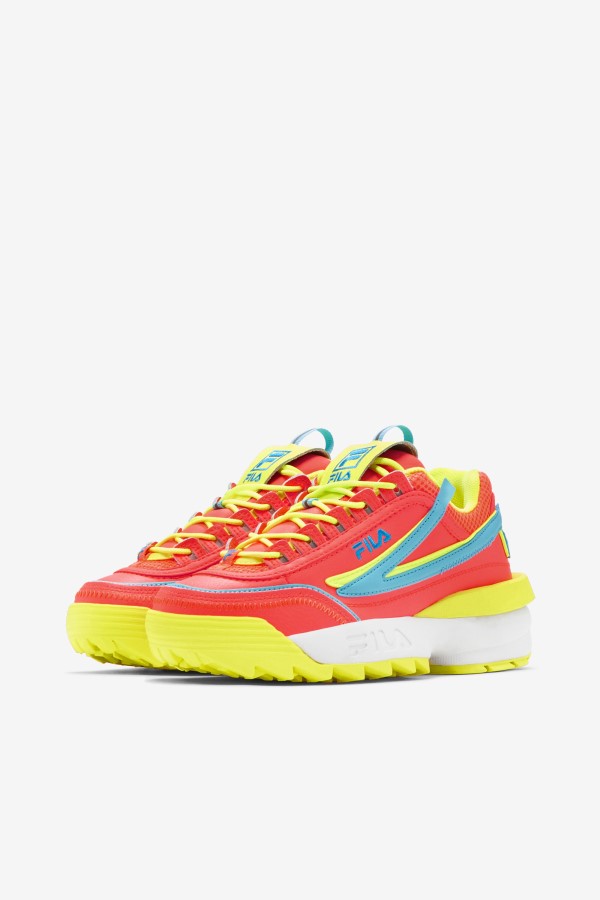 Fiery Coral/Yellow/Bluefish Women\'s Disruptor 2 Exp Fila