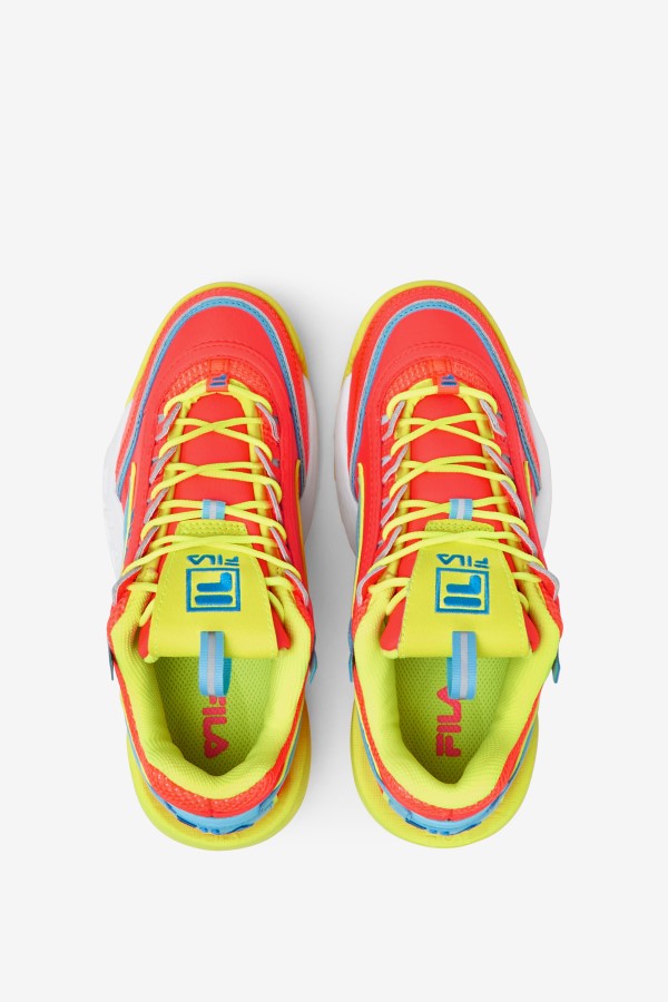 Fiery Coral/Yellow/Bluefish Women\'s Disruptor 2 Exp Fila