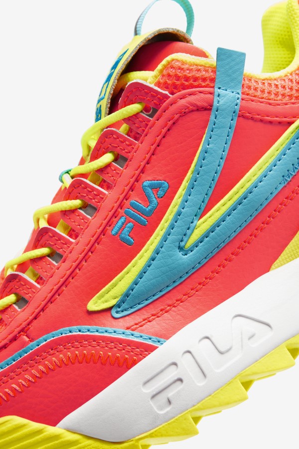 Fiery Coral/Yellow/Bluefish Women\'s Disruptor 2 Exp Fila