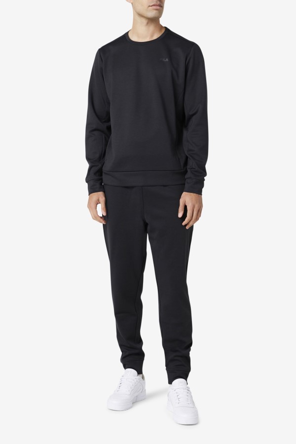 Black/Nine Iron Emry Crew Fila