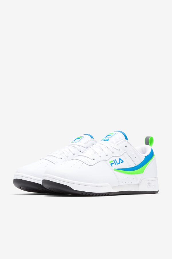 White/Green/Black Men\'s Original Fitness Fila Special
