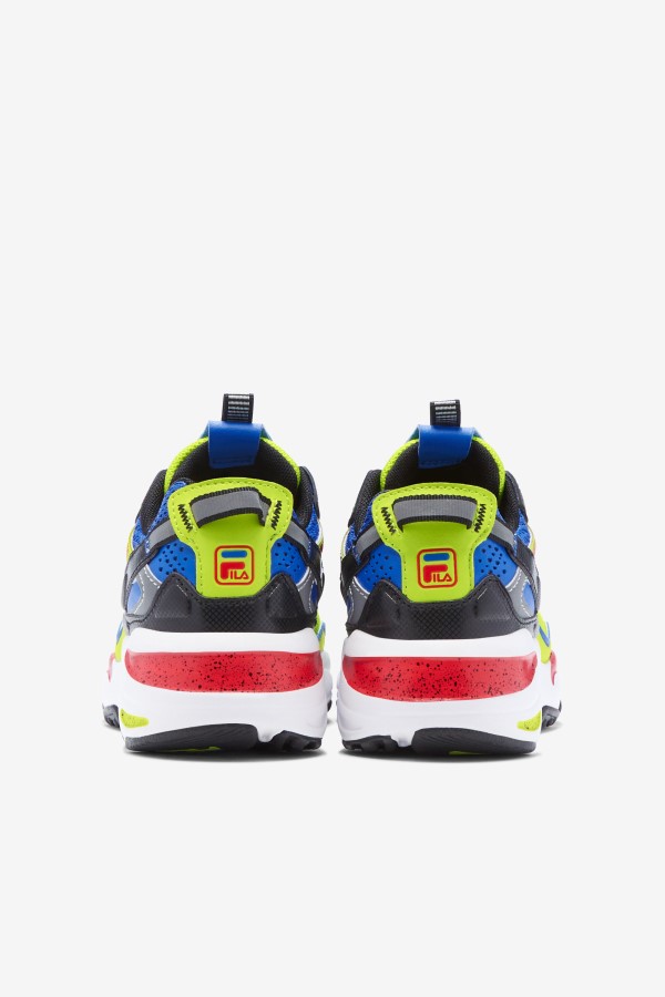 Black/Blue/Red Little Kids\' Ray Tracer Apex Fila