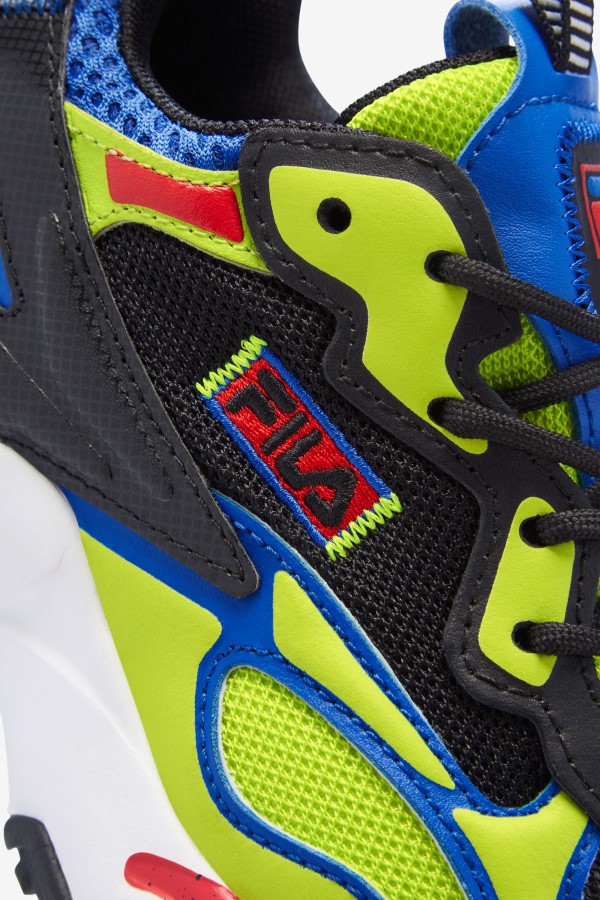 Black/Blue/Red Little Kids\' Ray Tracer Apex Fila