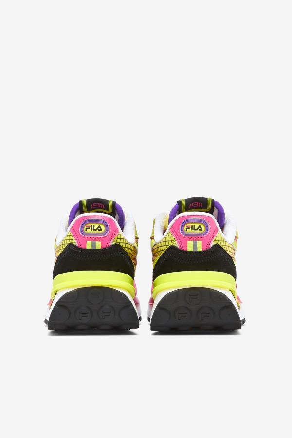 Pink Glo/Sulphur/White Fila Little Kids\' Renno