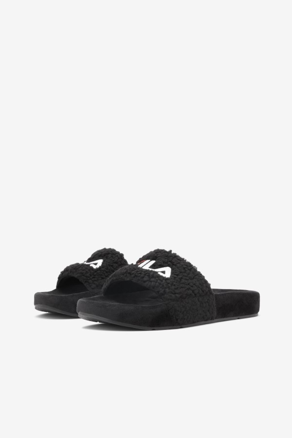 Fila Women\'s Fuzzy Drifter Black/Red/White