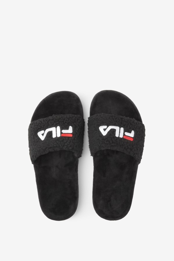 Fila Women\'s Fuzzy Drifter Black/Red/White