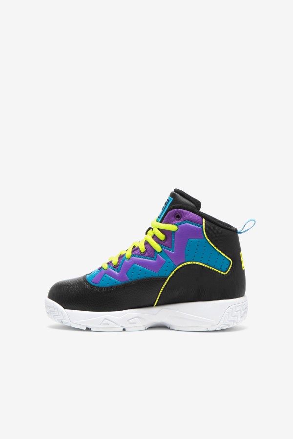 Black/Yellow/Purple Big Kids\' Mb Fila