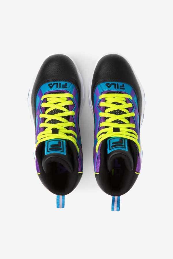 Black/Yellow/Purple Big Kids\' Mb Fila