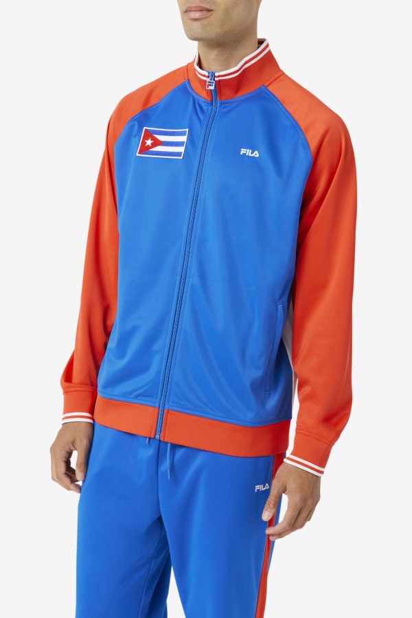 Cuba Track Jacket Fila Fiery Red/White/Blue
