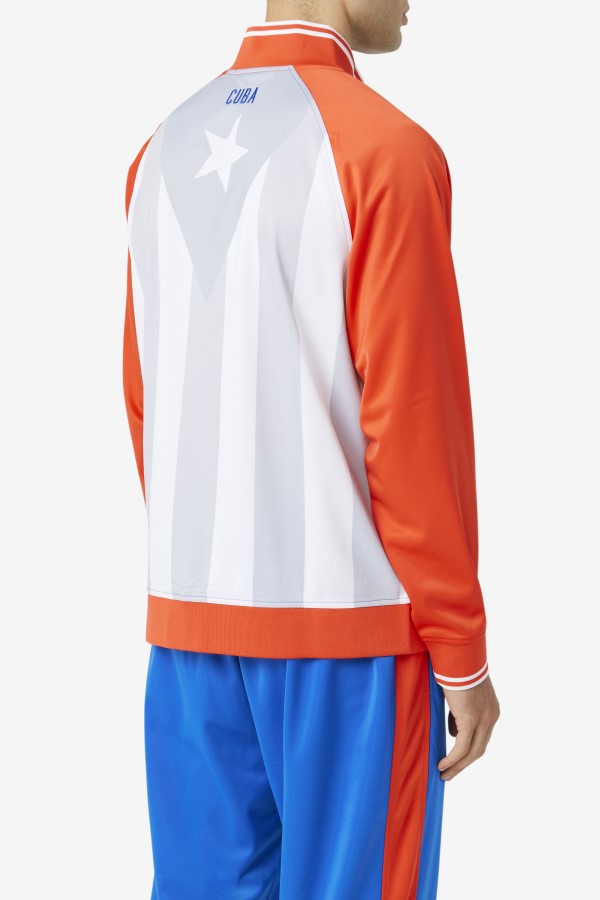 Cuba Track Jacket Fila Fiery Red/White/Blue