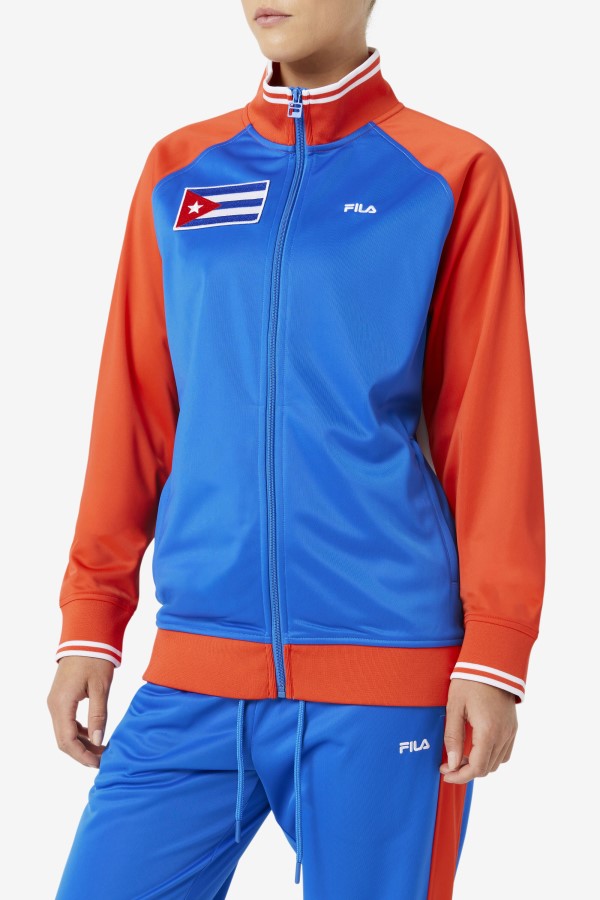 Cuba Track Jacket Fila Fiery Red/White/Blue