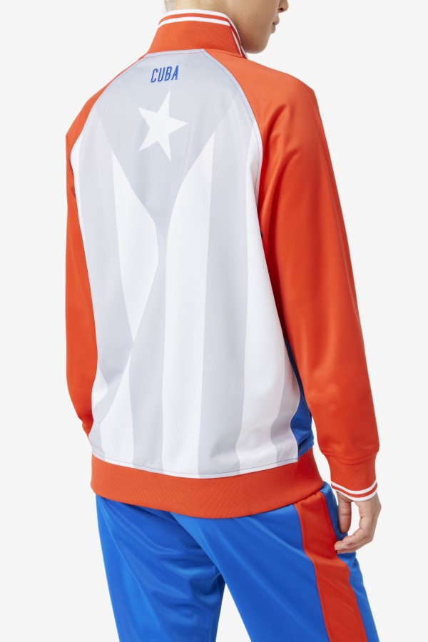 Cuba Track Jacket Fila Fiery Red/White/Blue