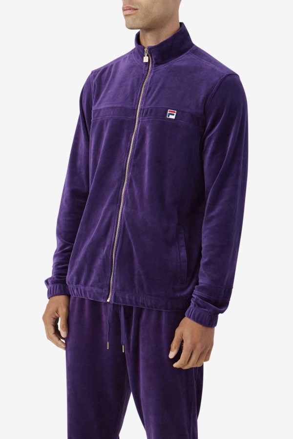 Ravid Velour Jacket Blackberry Cordial Fila