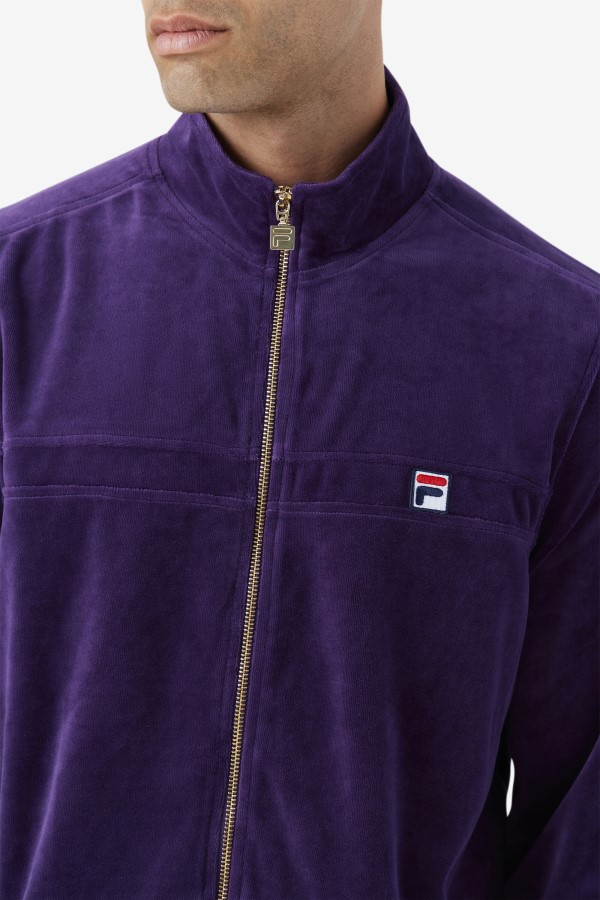 Ravid Velour Jacket Blackberry Cordial Fila
