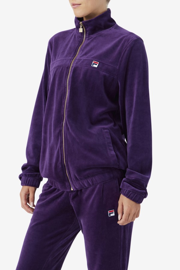 Ravid Velour Jacket Blackberry Cordial Fila