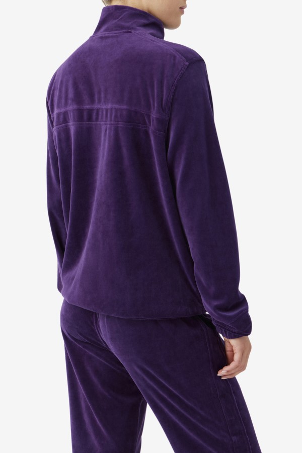 Ravid Velour Jacket Blackberry Cordial Fila