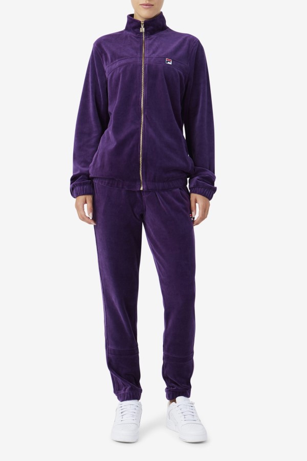 Ravid Velour Jacket Blackberry Cordial Fila