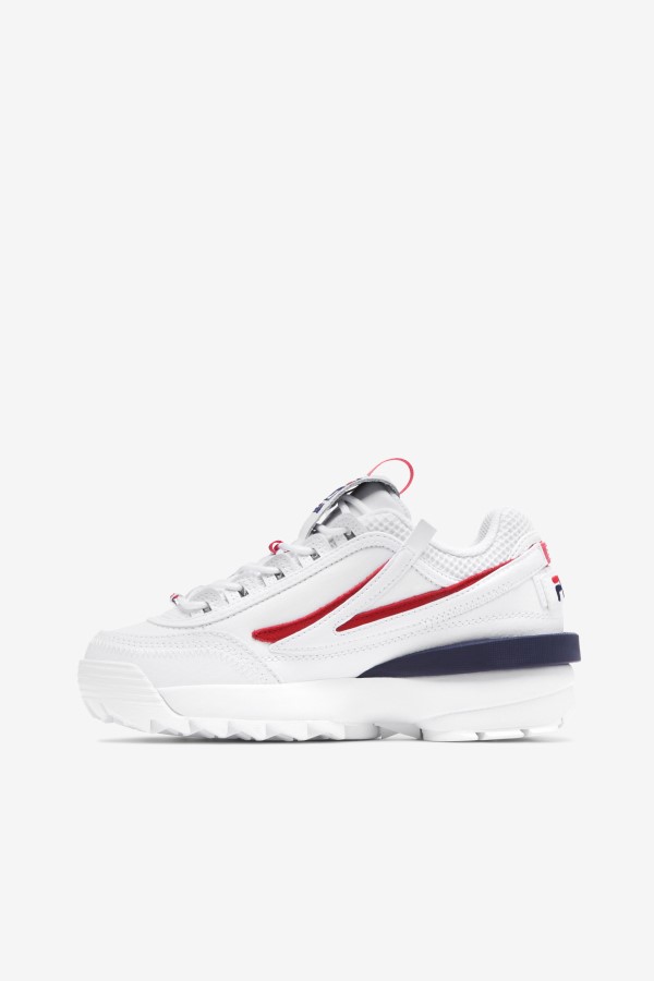 White/Red/Navy Women\'s Disruptor 2 Exp Fila