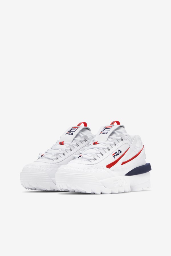 White/Red/Navy Women\'s Disruptor 2 Exp Fila