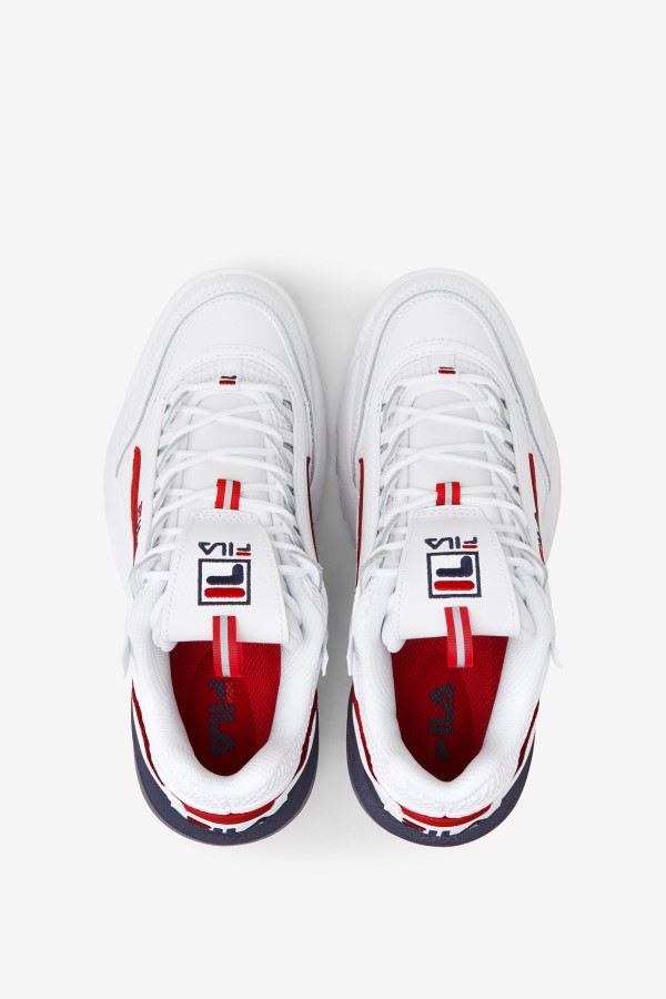 White/Red/Navy Women\'s Disruptor 2 Exp Fila