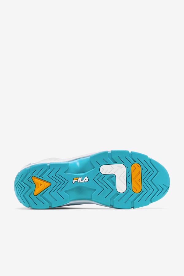 White/Teal/Zinnia Fila Men\'s Grant Hill 2 x Semi-Pro Special