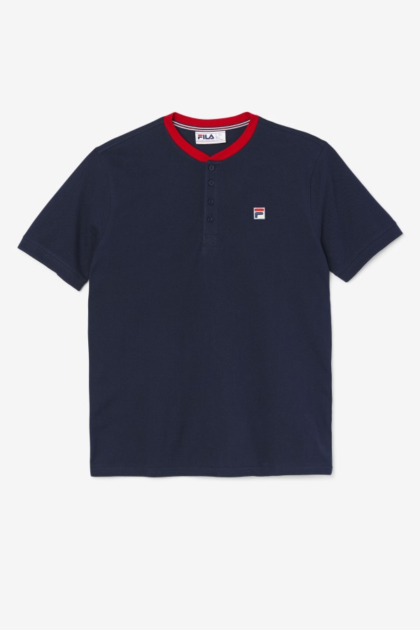 Navy/Red Ralph Henley Fila