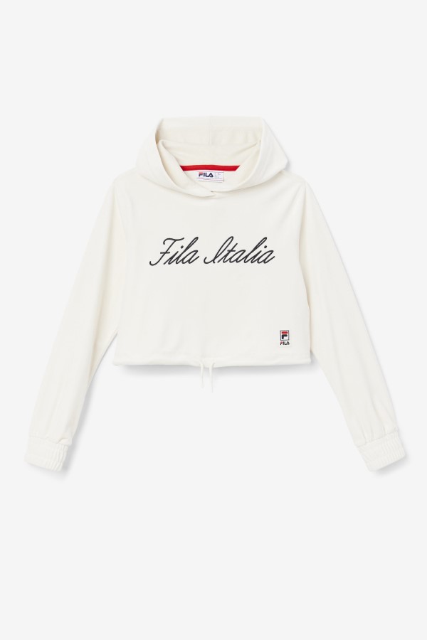 Gardenia/Black Sofia Hoodie Fila