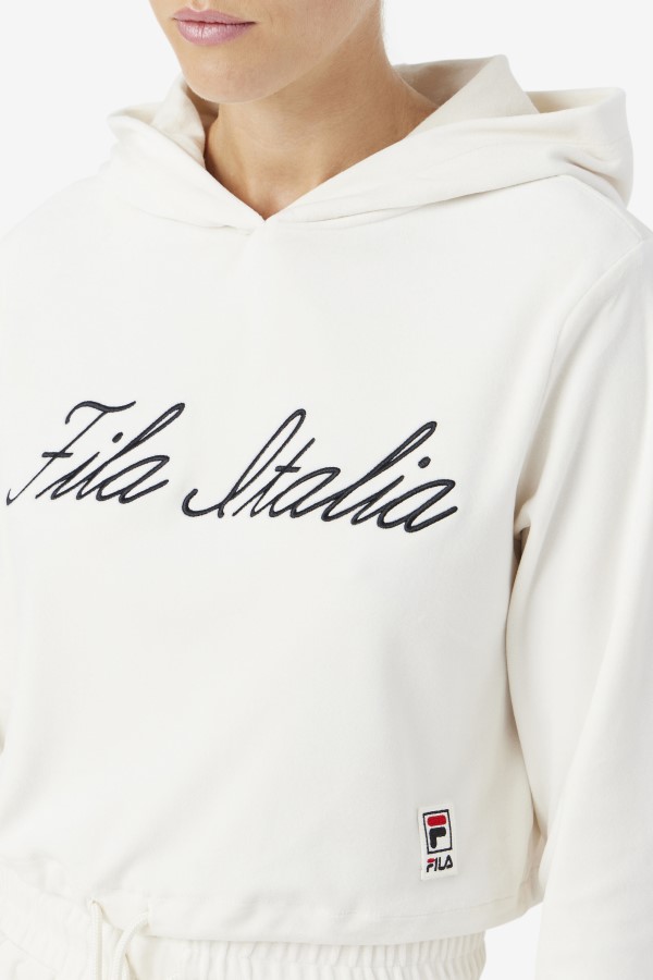 Gardenia/Black Sofia Hoodie Fila