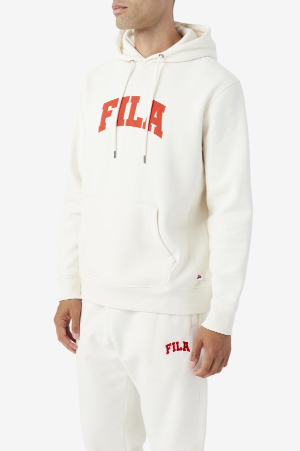 Fila Brook Hoodie Gardenia/Fiery Red