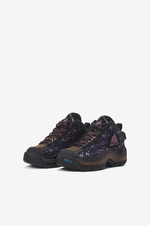 Fila Black/Pinecone/Purple Big Kids\' Grant Hill 2 Outdoor